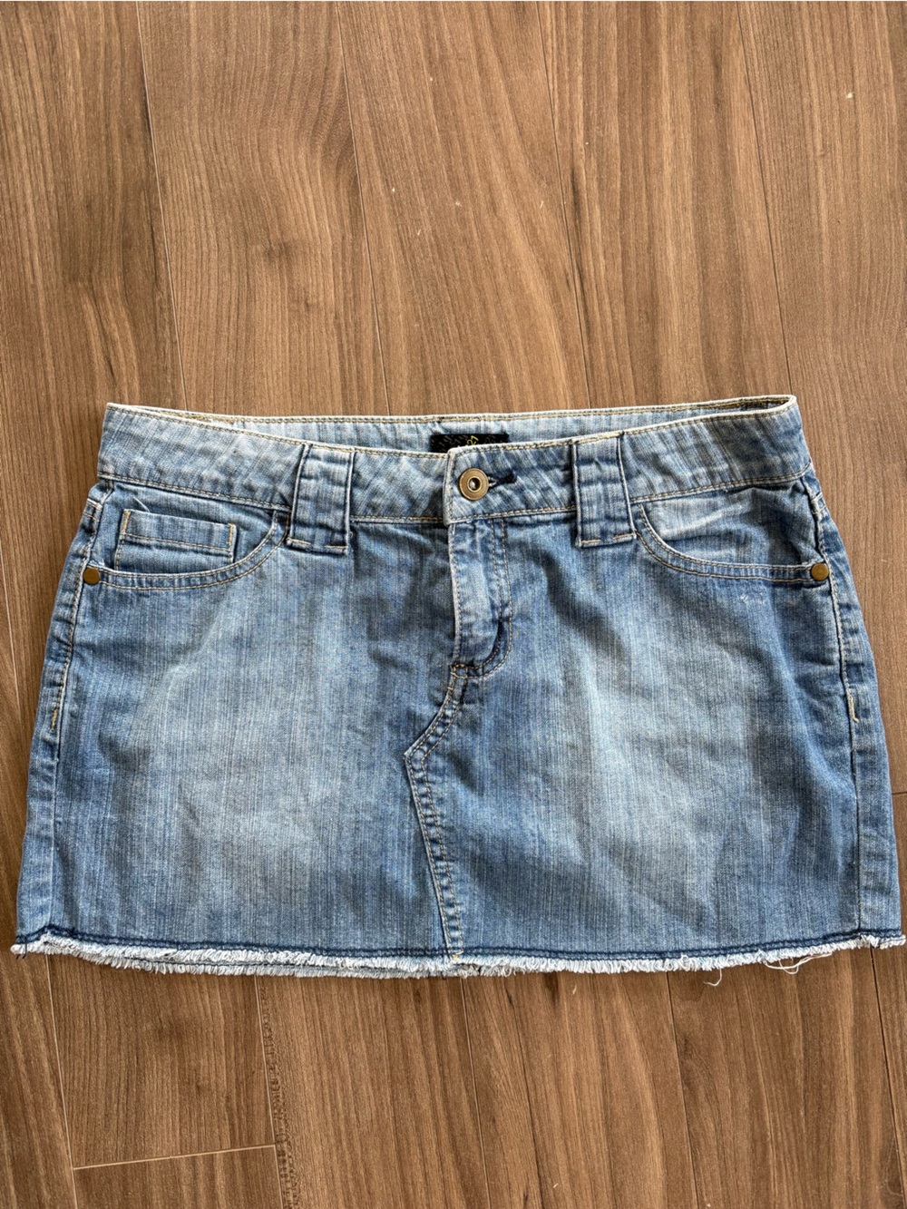 Light Blue Denim Mini Skirt - Classic Women's Jean Skirt